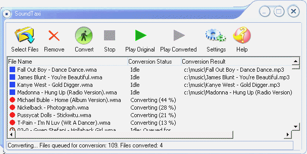 SoundTaxi - All music convert screenshot